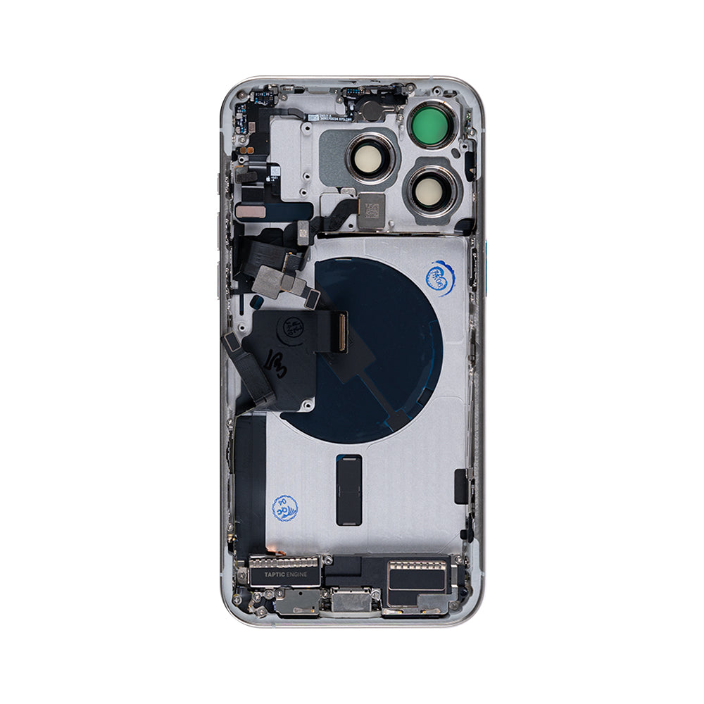 Für Apple iPhone 15 Pro Max Gehäuse mit Kleinteilen White Titanium OEM – Bild 2