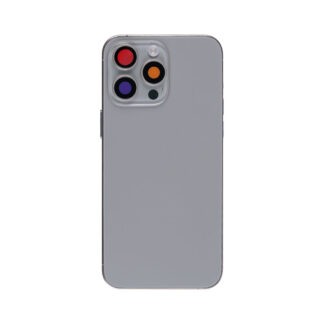 Für Apple iPhone 15 Pro Max Gehäuse mit Kleinteilen Natural Titanium OEM