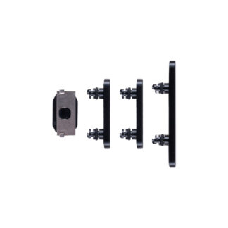Für Apple iPhone 15, 15 Plus Side Taste Set Black Original ausgebaut (4pcs）