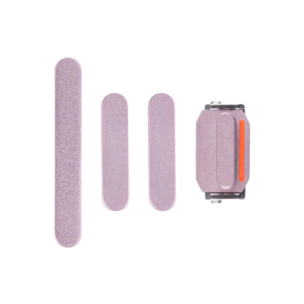 Für Apple iPhone 15, 15 Plus Side Taste Set Pink Original ausgebaut (4pcs) – Bild 2