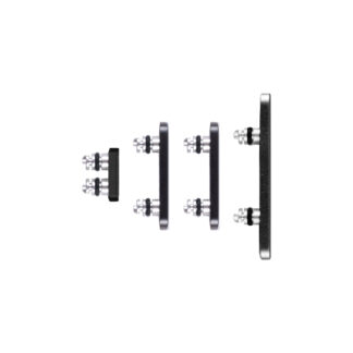 Für Apple iPhone 15 Pro, 15 Pro Max Side Taste Set Black Titanium Original ausgebaut (4pcs）