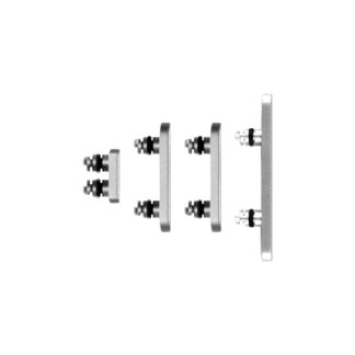 Für Apple iPhone 15 Pro, 15 Pro Max Side Taste Set White Titanium Original ausgebaut (4pcs）