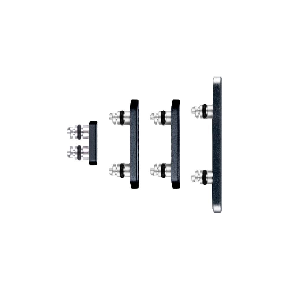 Für Apple iPhone 15 Pro, 15 Pro Max Side Taste Set Blue Titanium Original ausgebaut (4pcs)