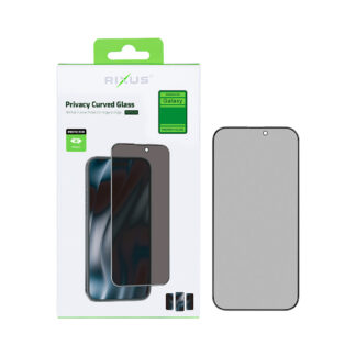 Rixus Privacy Full Curved Edge Panzerglas für Samsung Galaxy A16, A17, A18, A26