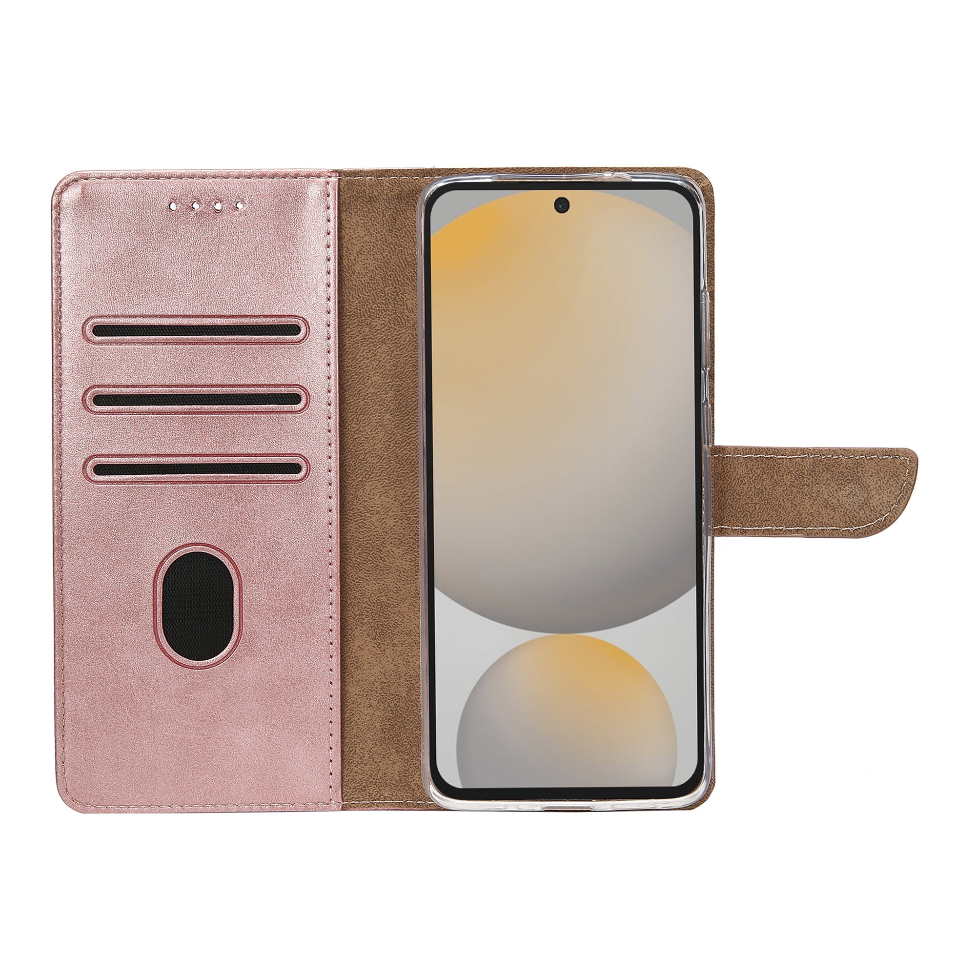 Rixus Buchhülle für Samsung Galaxy S24 FE Pink – Bild 5
