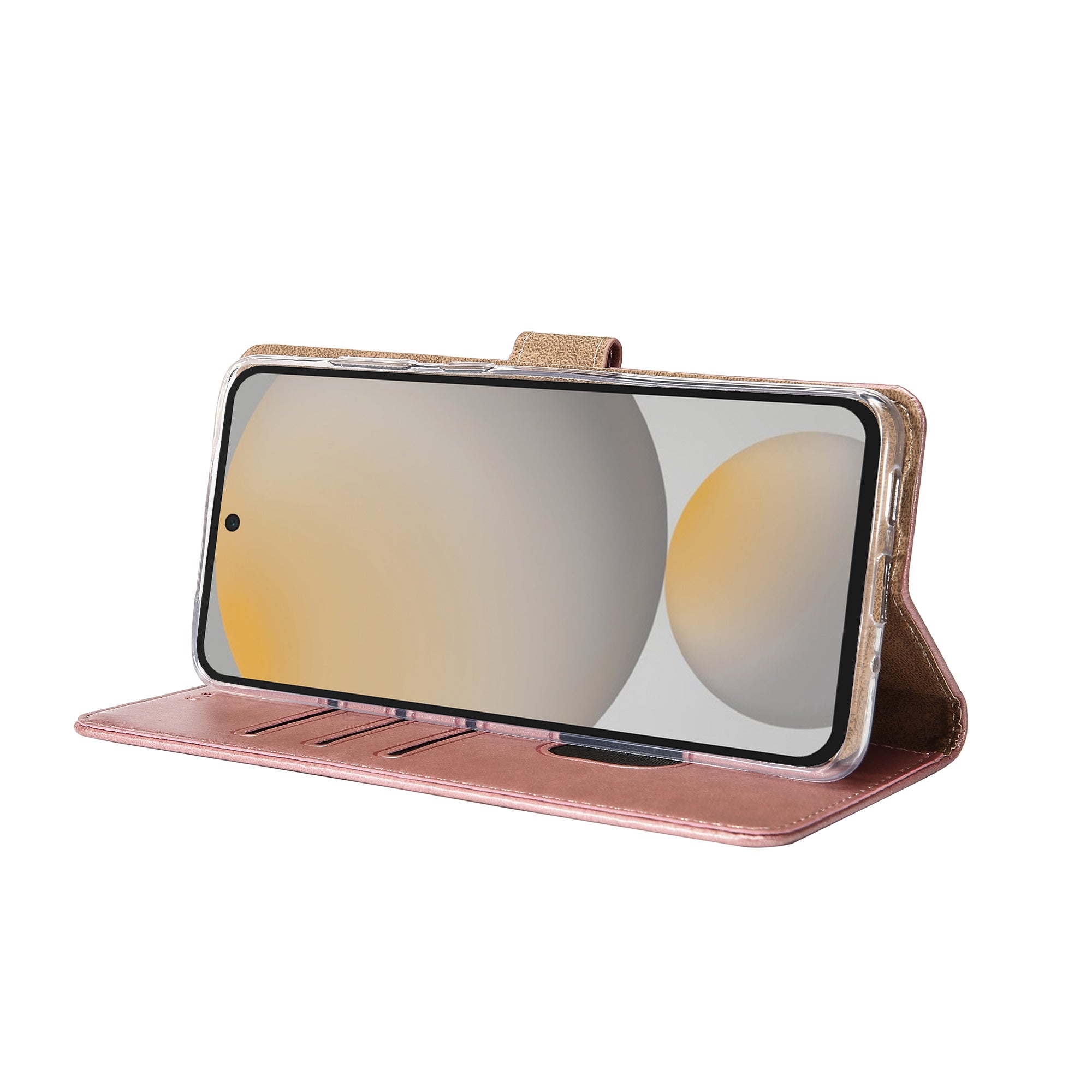 Rixus Buchhülle für Samsung Galaxy S24 FE Pink – Bild 6