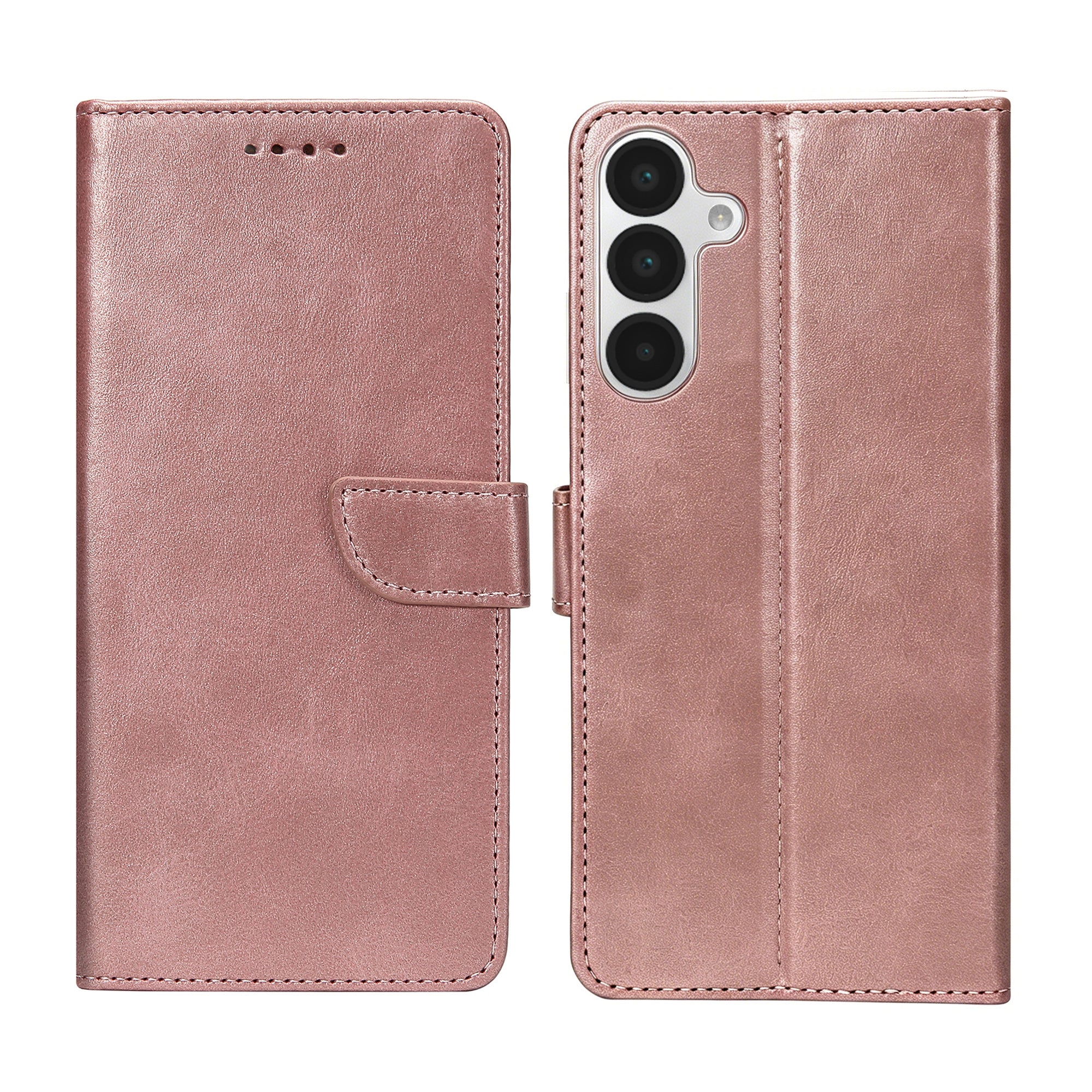 Rixus Buchhülle für Samsung Galaxy A16 4G, A16 5G Pink – Bild 3