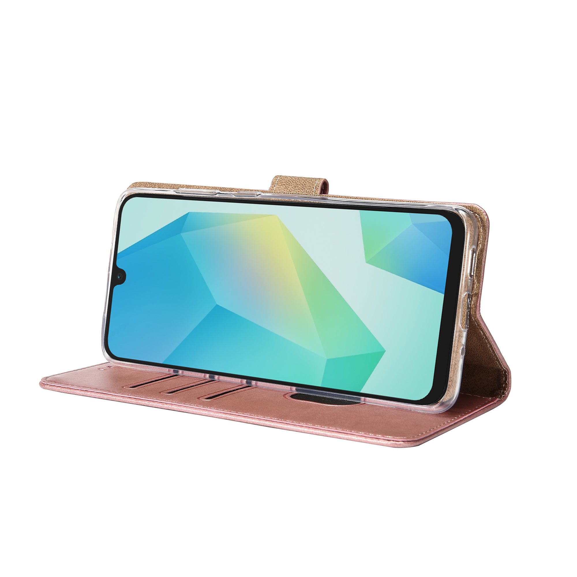 Rixus Buchhülle für Samsung Galaxy A16 4G, A16 5G Pink – Bild 6