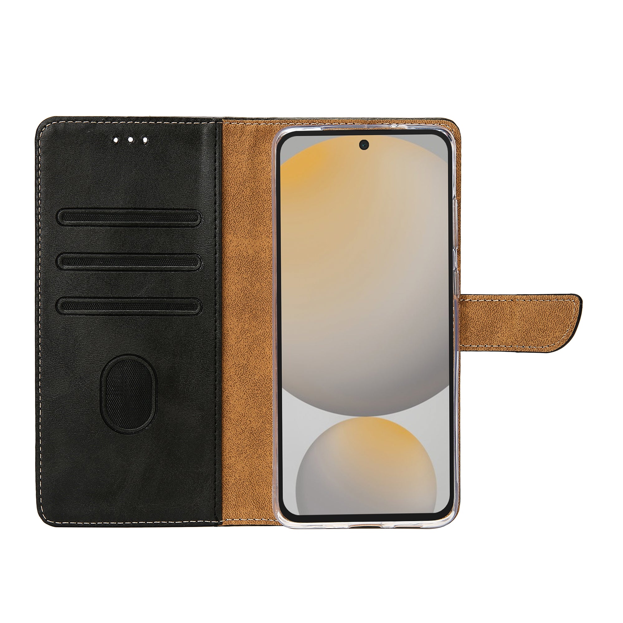Rixus Buchhülle für Samsung Galaxy S24 FE Black – Bild 5