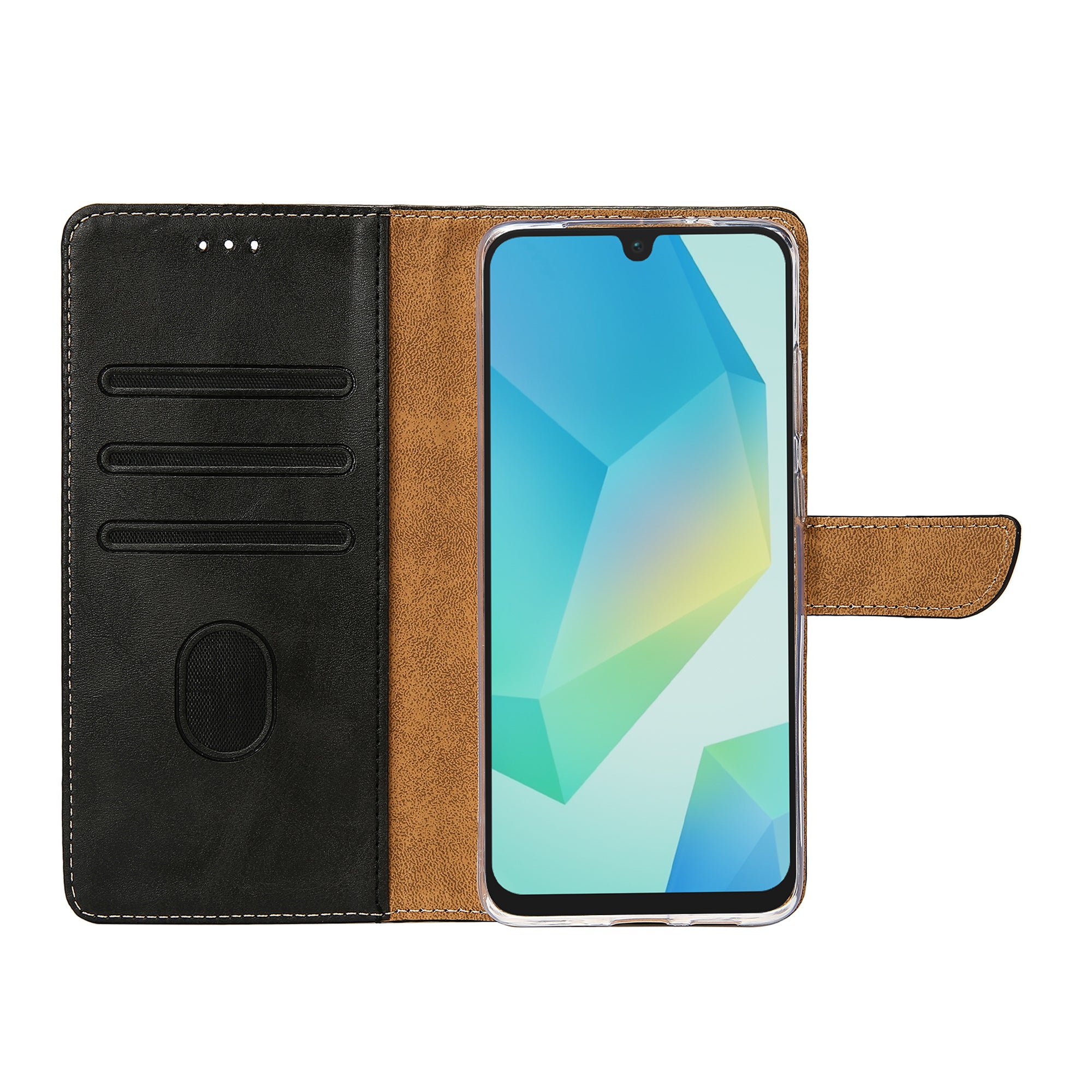 Rixus Buchhülle für Samsung Galaxy A16 4G, 5G Black – Bild 5