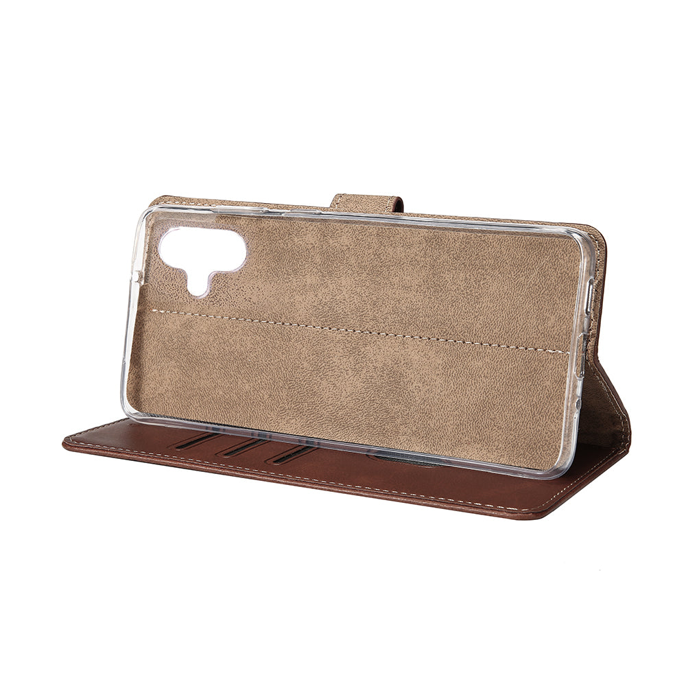 Rixus Buchhülle für Samsung Galaxy A06 Brown – Bild 6