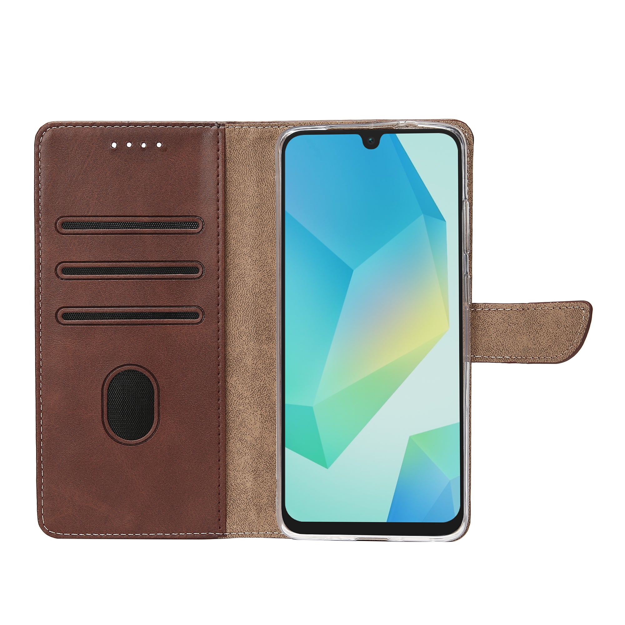 Rixus Buchhülle für Samsung Galaxy A16 4G, 5G Brown – Bild 5