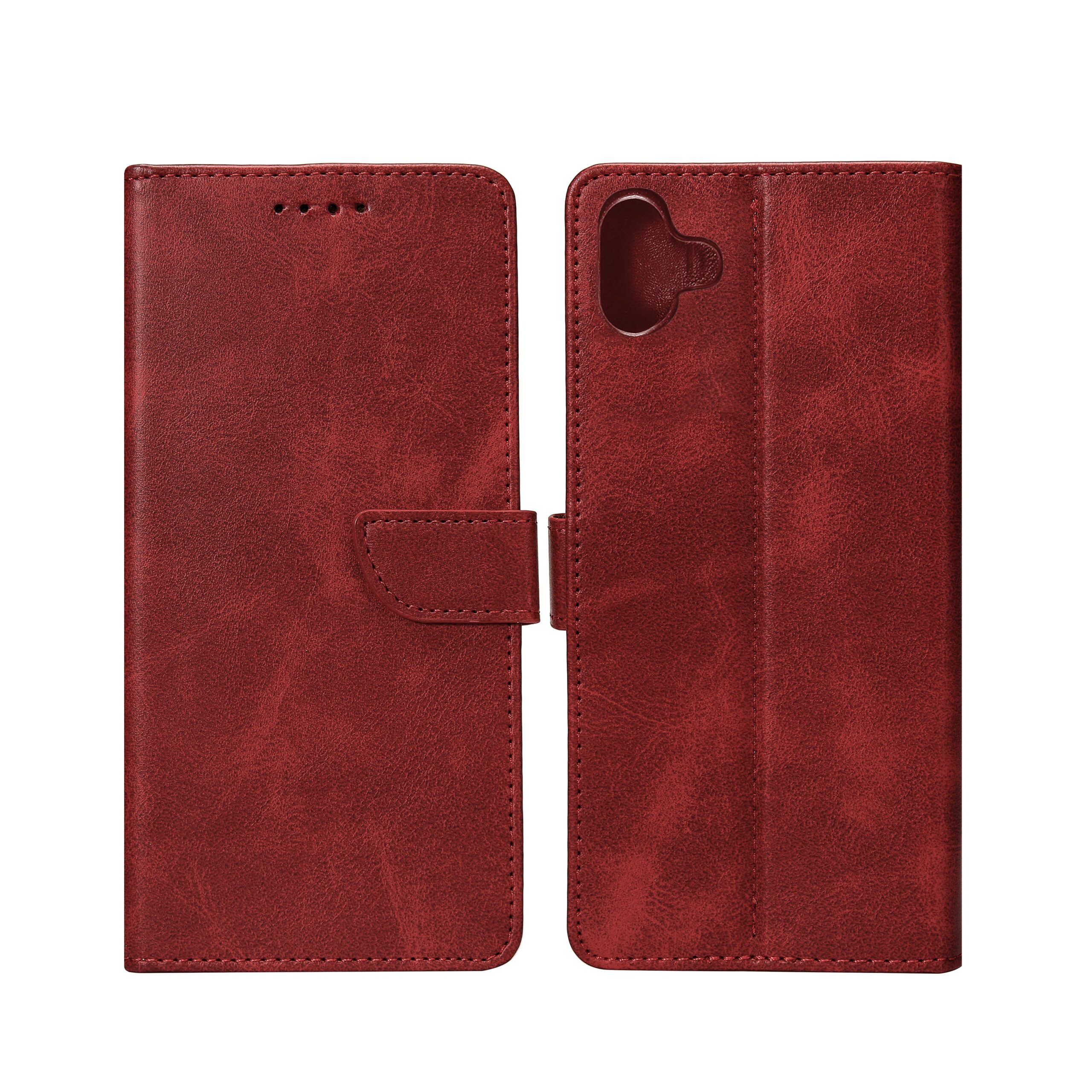 Rixus Buchhülle für Samsung Galaxy A06 Dark Red – Bild 3