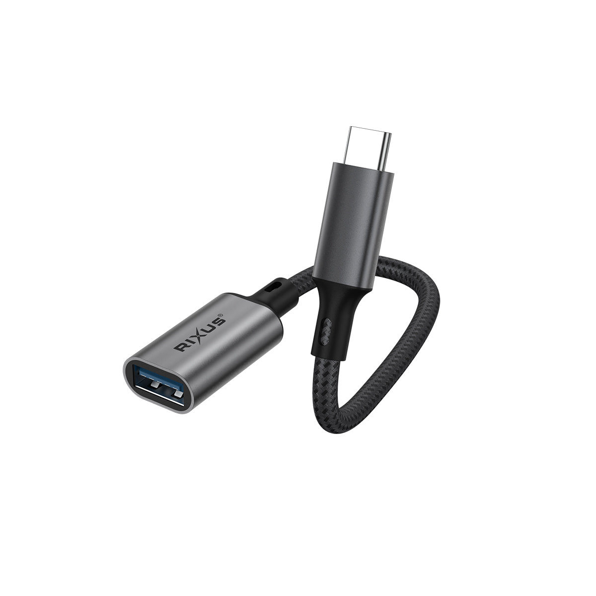 Rixus RXMU24 USB-C To USB A 3.0 Adapter Space Gray – Bild 2