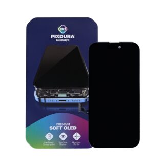 PIXDURA für Apple iPhone 15 Display und Touchscreen-Digitizer Soft-OLED Premium (IC Removable) (60Hz)
