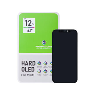 PIXDURA für Apple iPhone 12, 12 Pro Display und Touchscreen-Digitizer Hard-OLED Premium (IC Removable) (60Hz)
