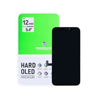 PIXDURA für Apple iPhone 12 Mini Display und Touchscreen-Digitizer Hard-OLED Premium (IC Removable) (60Hz)