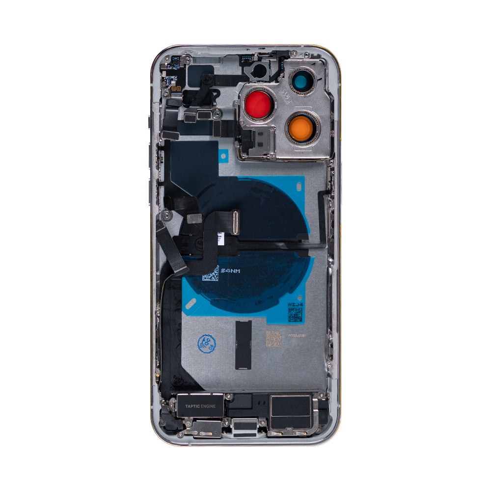 Für Apple iPhone 14 Pro Max Gehäuse mit Kleinteilen Silver OEM – Bild 2