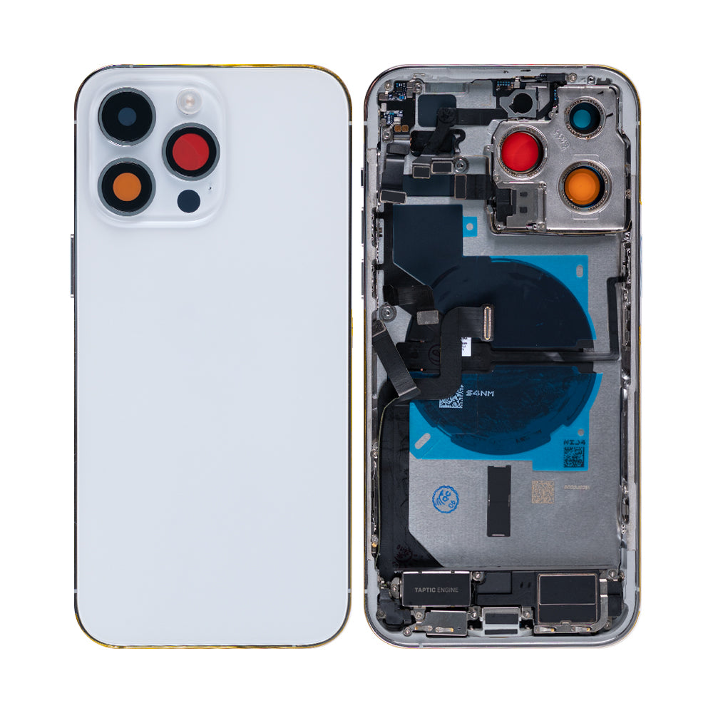 Für Apple iPhone 14 Pro Max Gehäuse mit Kleinteilen Silver OEM – Bild 3