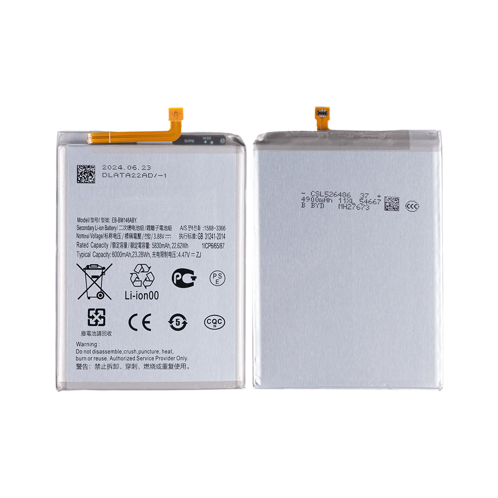 Samsung Galaxy M14 5G M146B, M34 5G M346B Akku EB-BM146ABY OEM – Bild 3