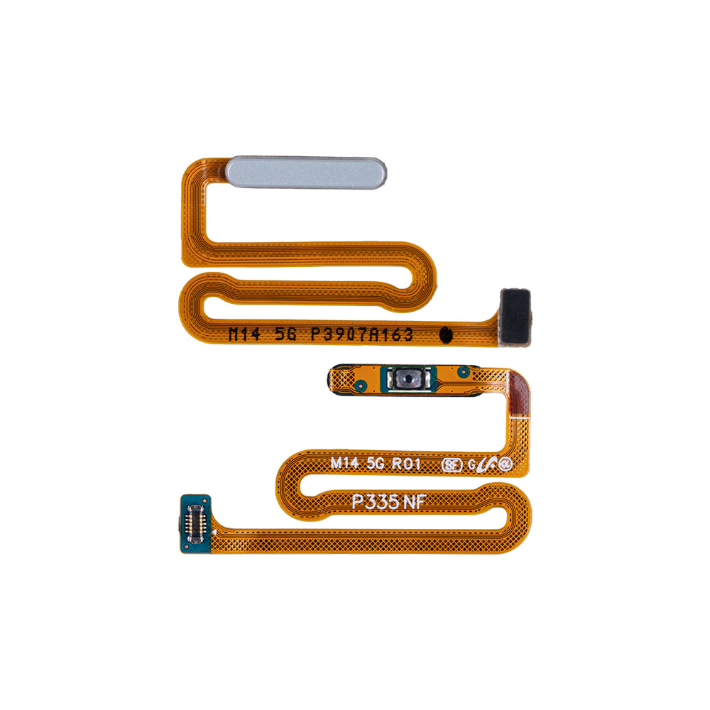 Samsung Galaxy M14 5G M146B Fingerabdrucksensor-Flex mit Powerbutton Silver OEM – Bild 3
