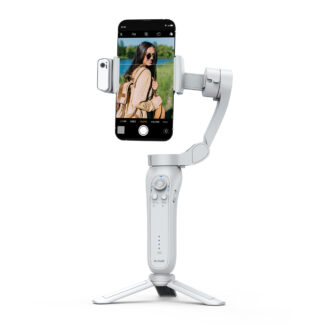 Rixus RXSF43A Smooth Steady Face Tracking für Vlog, Video, Tik Tok und Live Video mit AI Tracker
