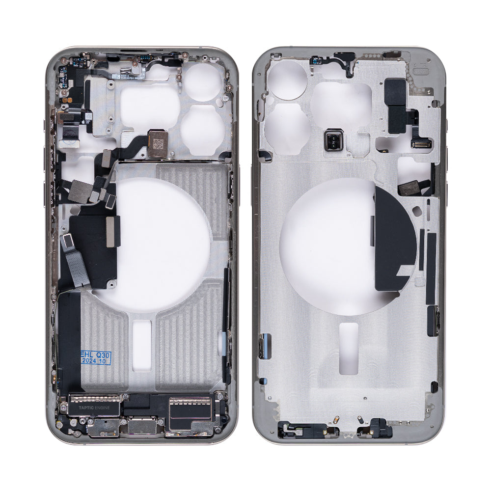 Für Apple iPhone 15 Pro Max Middle Rahmen Natural Titanium OEM – Bild 3