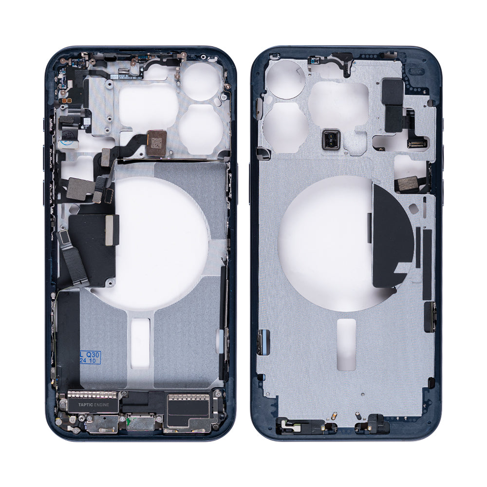 Für Apple iPhone 15 Pro Max Middle Rahmen Blue Titanium OEM – Bild 3