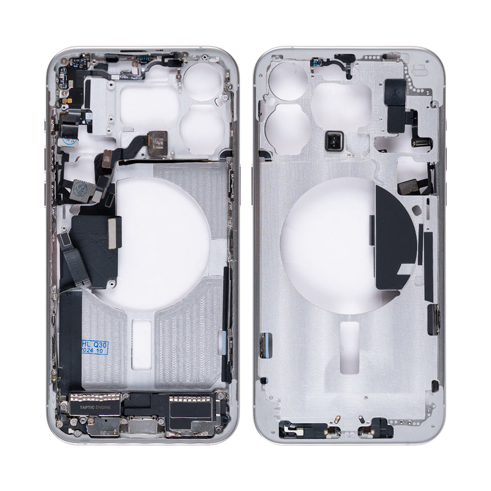 Für Apple iPhone 15 Pro Max Middle Rahmen White Titanium OEM – Bild 3