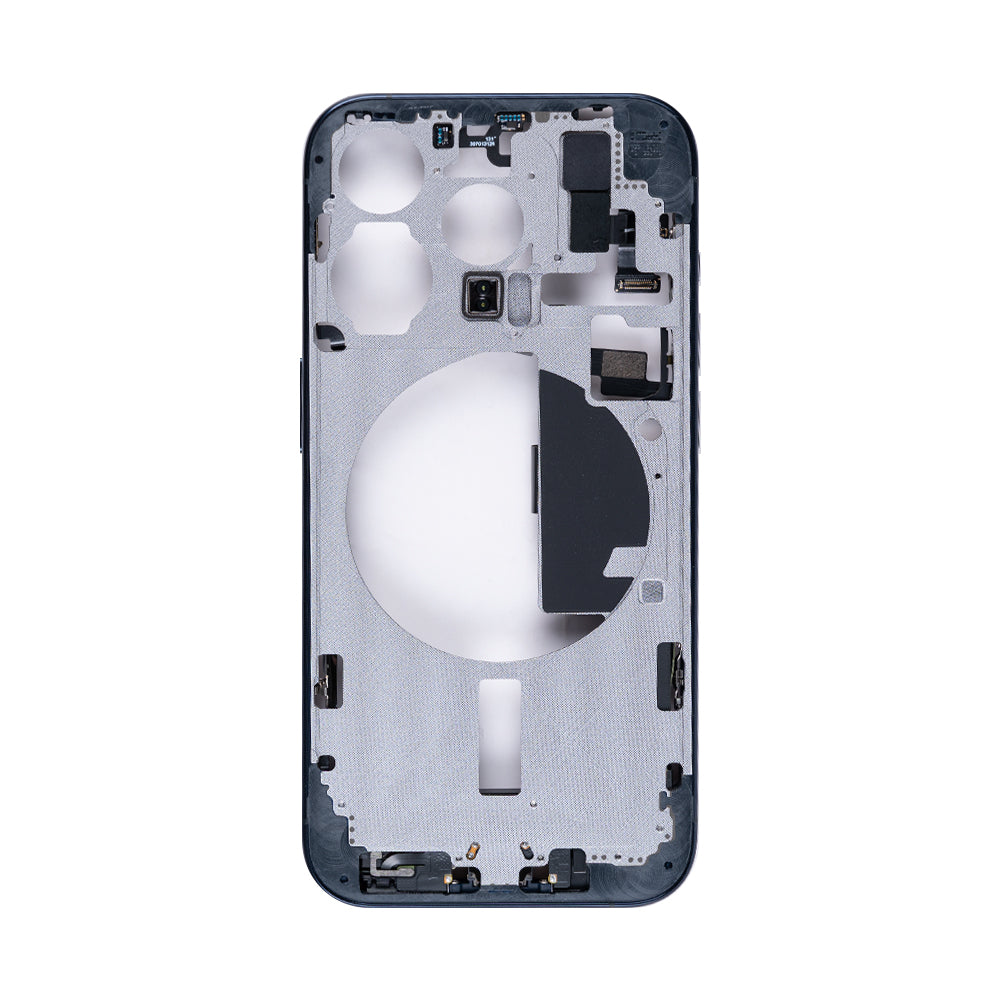 Für Apple iPhone 15 Pro Middle Rahmen Blue Titanium OEM – Bild 2