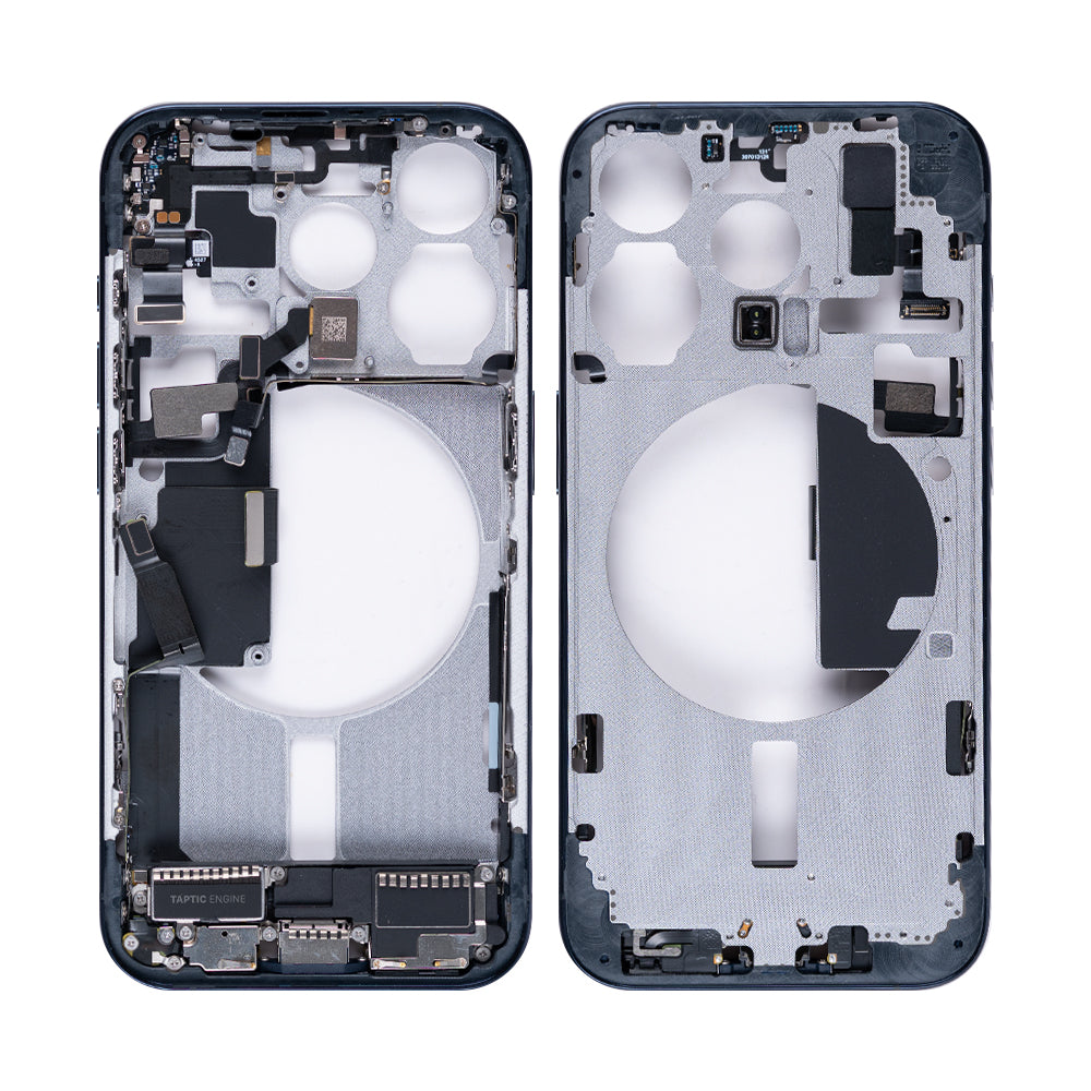 Für Apple iPhone 15 Pro Middle Rahmen Blue Titanium OEM – Bild 3