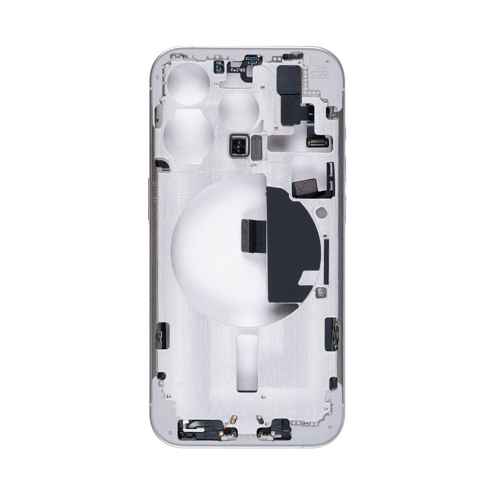 Für Apple iPhone 15 Pro Middle Rahmen White Titanium OEM – Bild 2