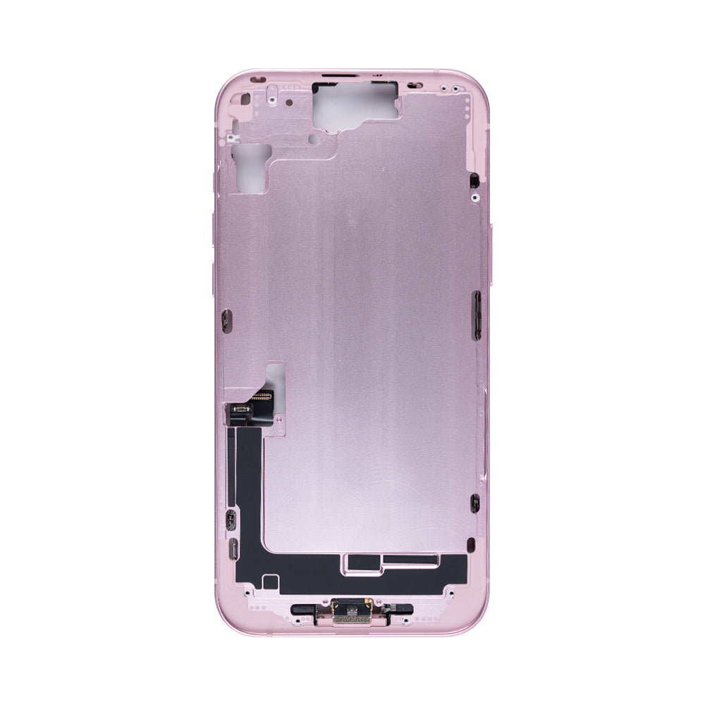 Für Apple iPhone 15 Plus Middle Rahmen Pink OEM – Bild 2