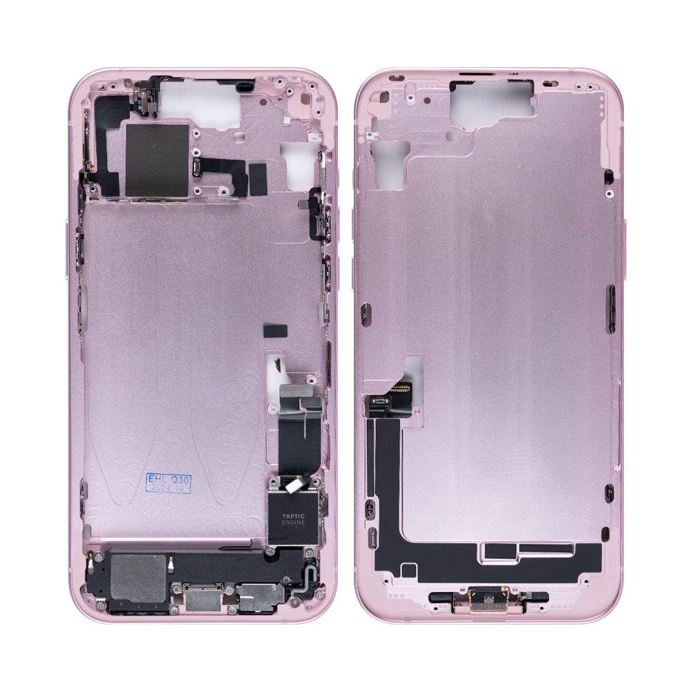 Für Apple iPhone 15 Plus Middle Rahmen Pink OEM – Bild 3
