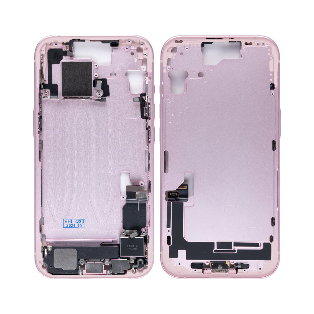 Für Apple iPhone 15 Middle Rahmen Pink OEM – Bild 3