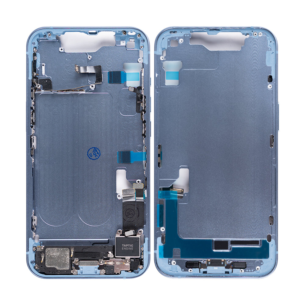 Für Apple iPhone 14 Middle Rahmen Blue OEM – Bild 3