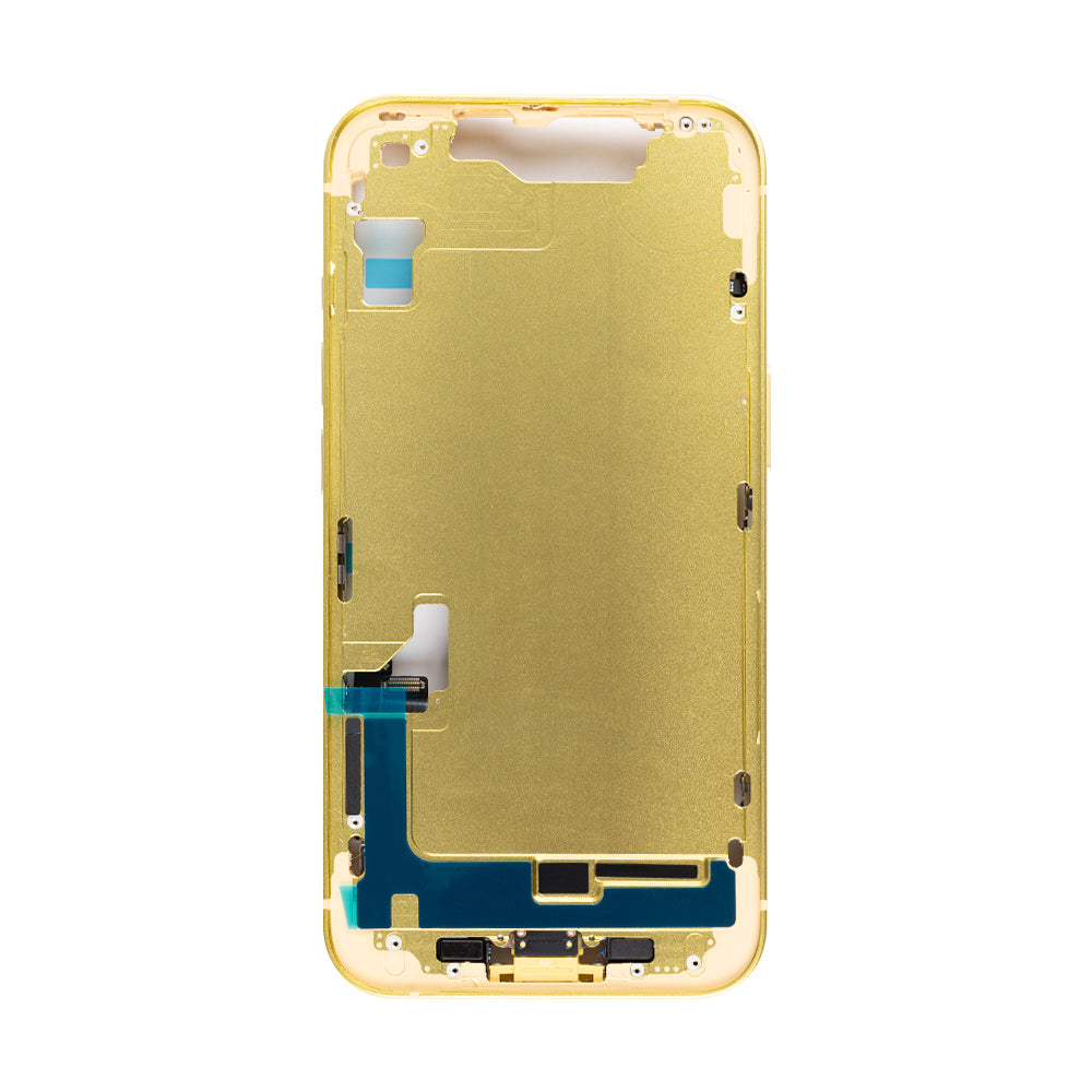 Für Apple iPhone 14 Middle Rahmen Yellow OEM – Bild 2