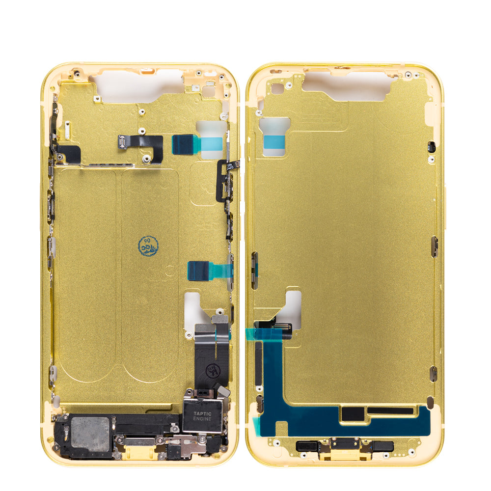 Für Apple iPhone 14 Middle Rahmen Yellow OEM – Bild 3