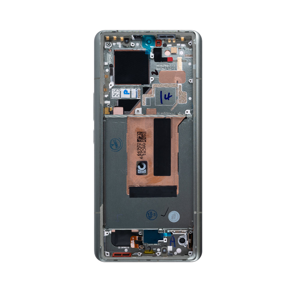 Original OEM Display für Xiaomi 13 Ultra mit Rahmen Olive Green – Bild 2
