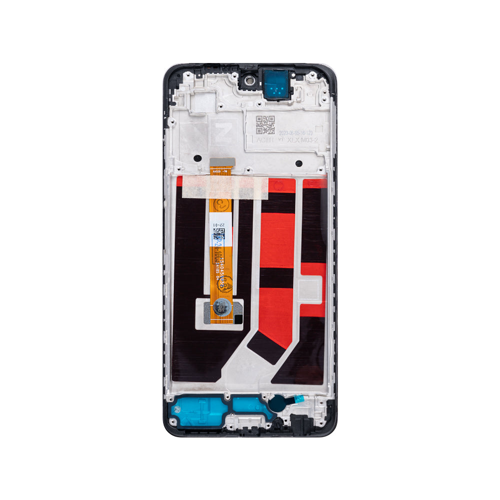 OEM Display für Oppo A58 4G mit Rahmen Schwarz – Bild 3