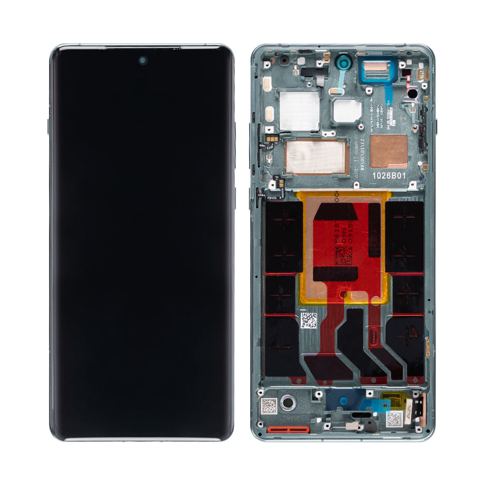 OEM Display für OnePlus 12 mit Rahmen Grün – Bild 4