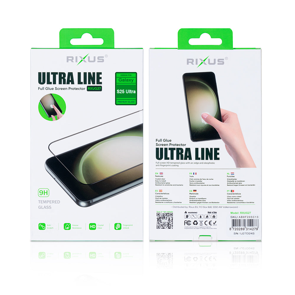Rixus Clear HD Ultra Line Panzerglas für Samsung Galaxy S25 Ultra