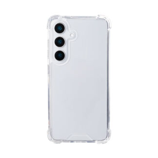 Rixus Anti-Burst Hülle für Samsung Galaxy S25 Plus Transparent