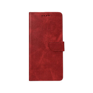 Rixus Buchhülle für Samsung Galaxy S25 Dark Red
