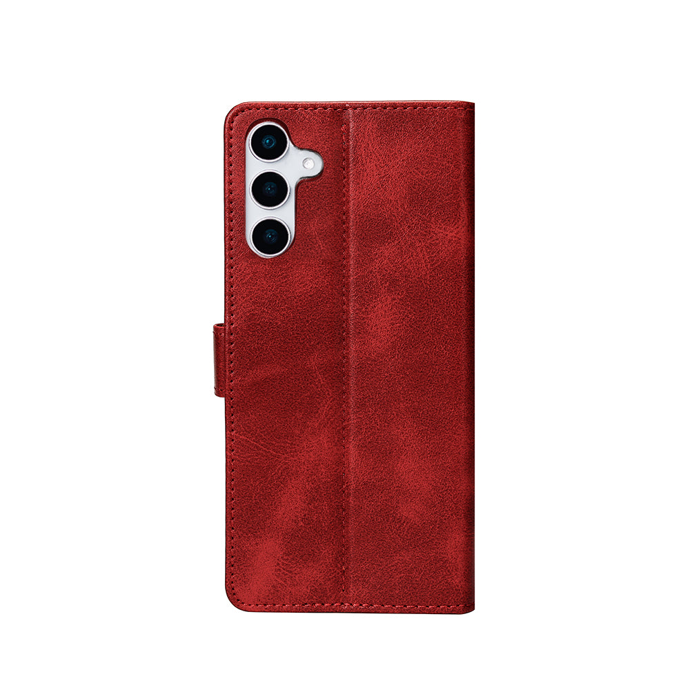 Rixus Buchhülle für Samsung Galaxy S25 Dark Red – Bild 2