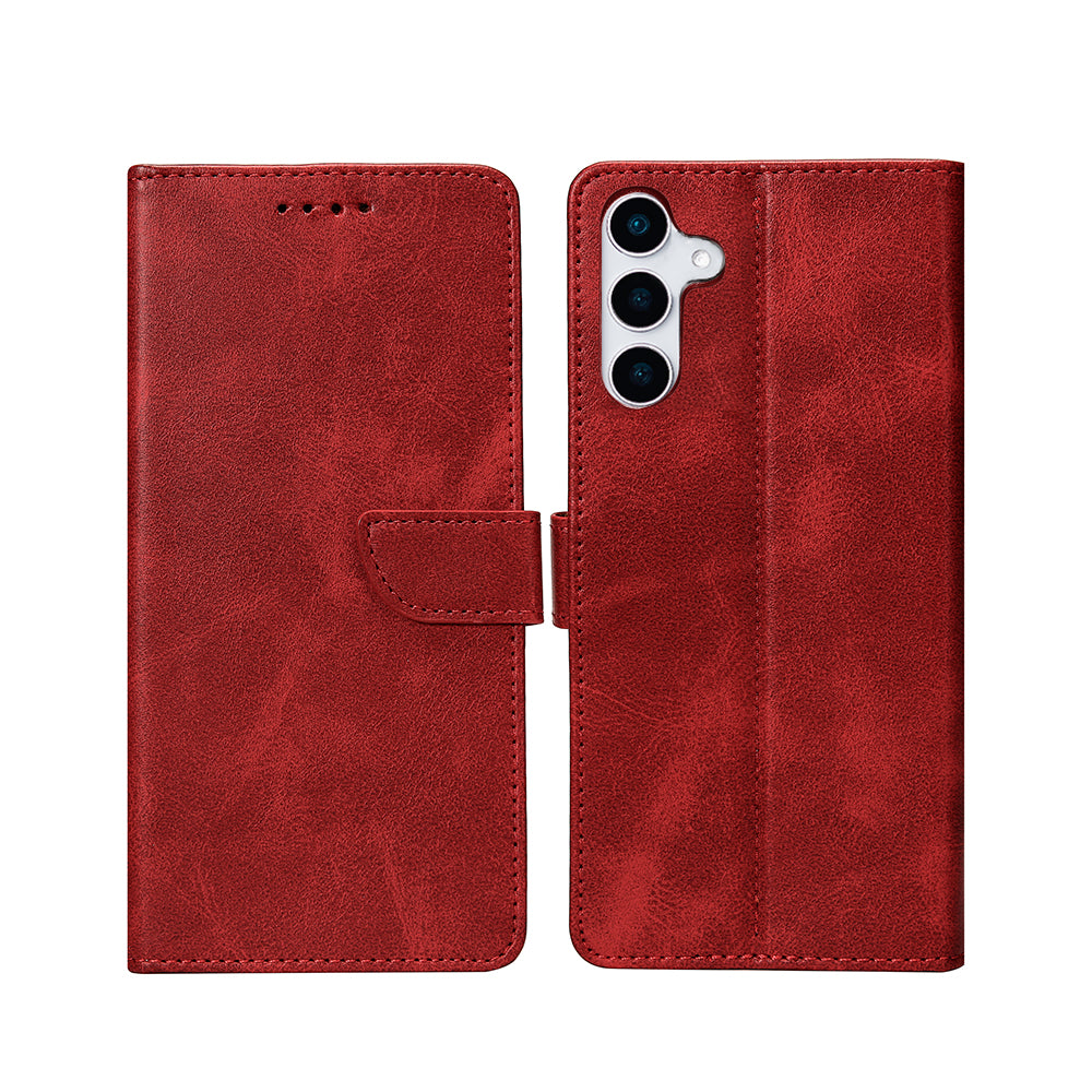 Rixus Buchhülle für Samsung Galaxy S25 Plus Dark Red – Bild 3