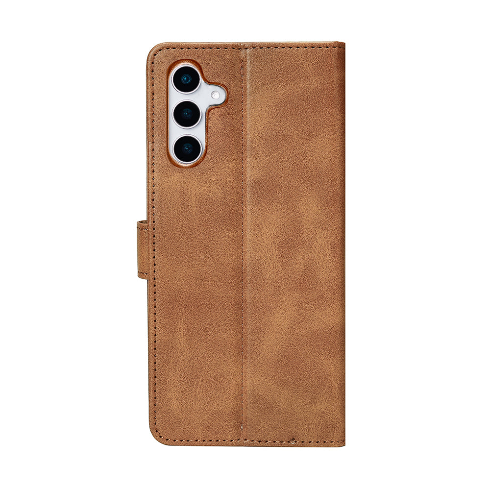 Rixus Buchhülle für Samsung Galaxy S25 Plus Light Brown – Bild 2