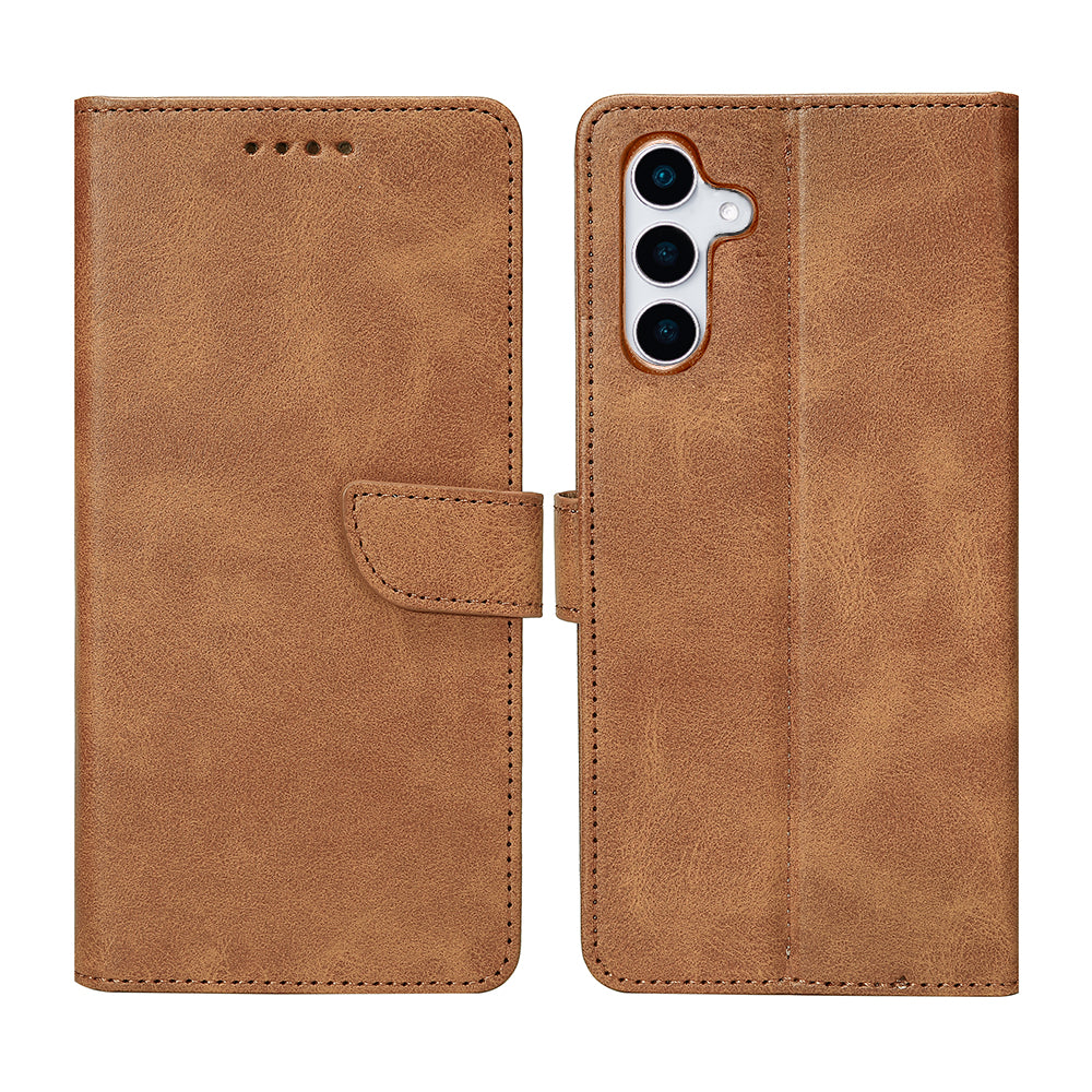 Rixus Buchhülle für Samsung Galaxy S25 Plus Light Brown – Bild 3