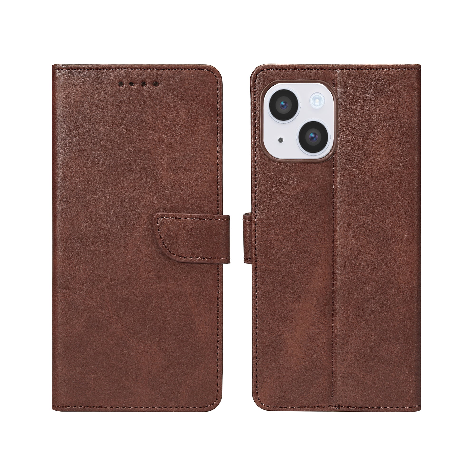 Rixus Buchhülle für Apple iPhone 14 Brown – Bild 3