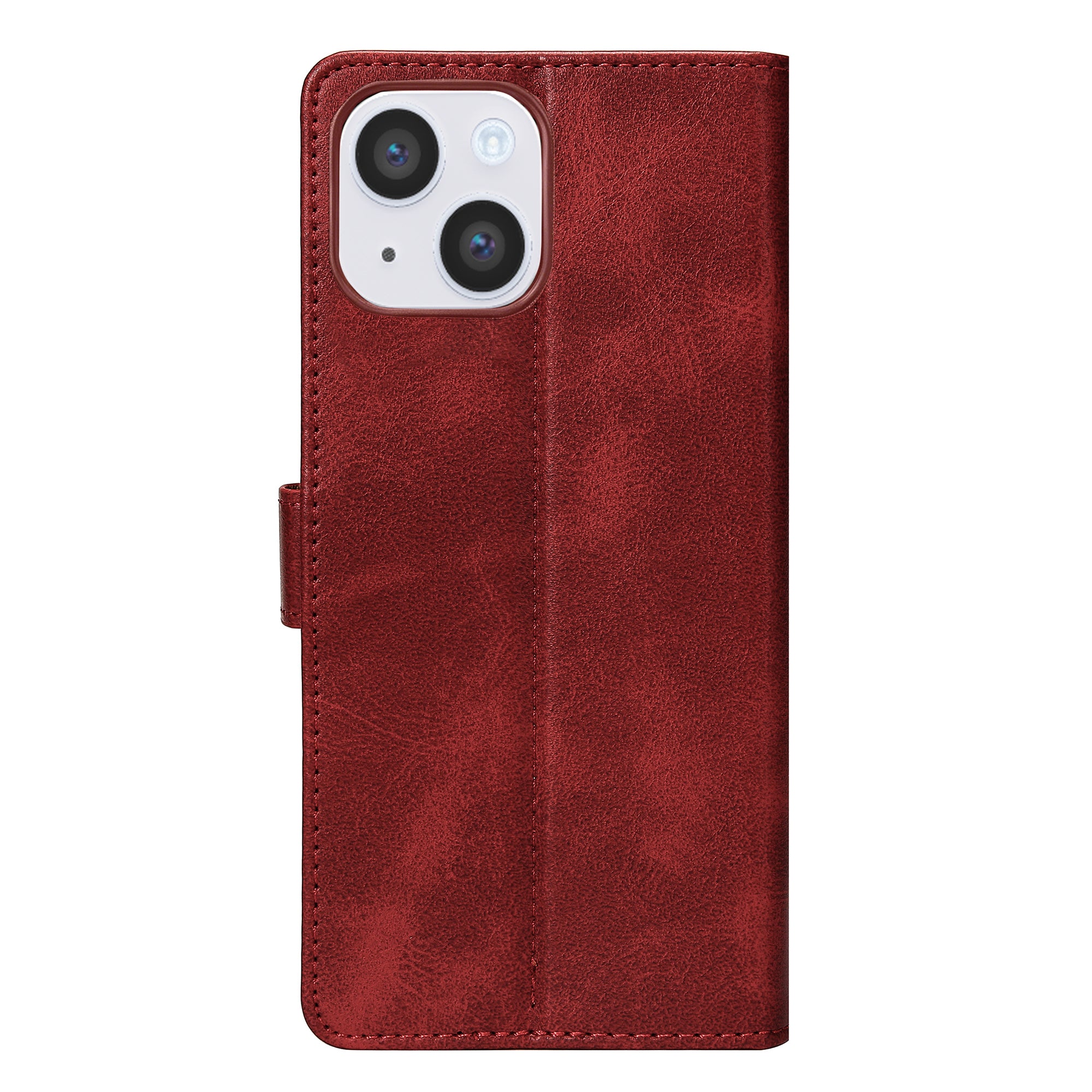 Rixus Buchhülle für Apple iPhone 14 Dark Red – Bild 2